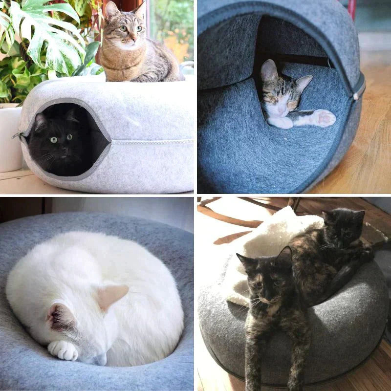 Luxurious Cat Bed and Playhouse – SchnurrNest