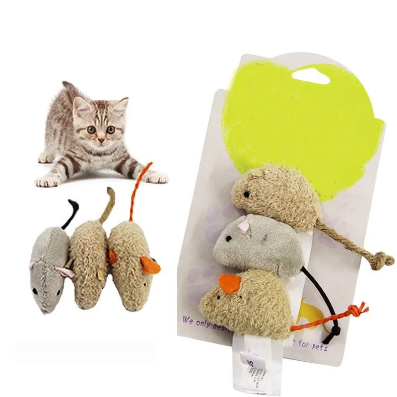 Cat Toy Plush Simulation Mouse Toy