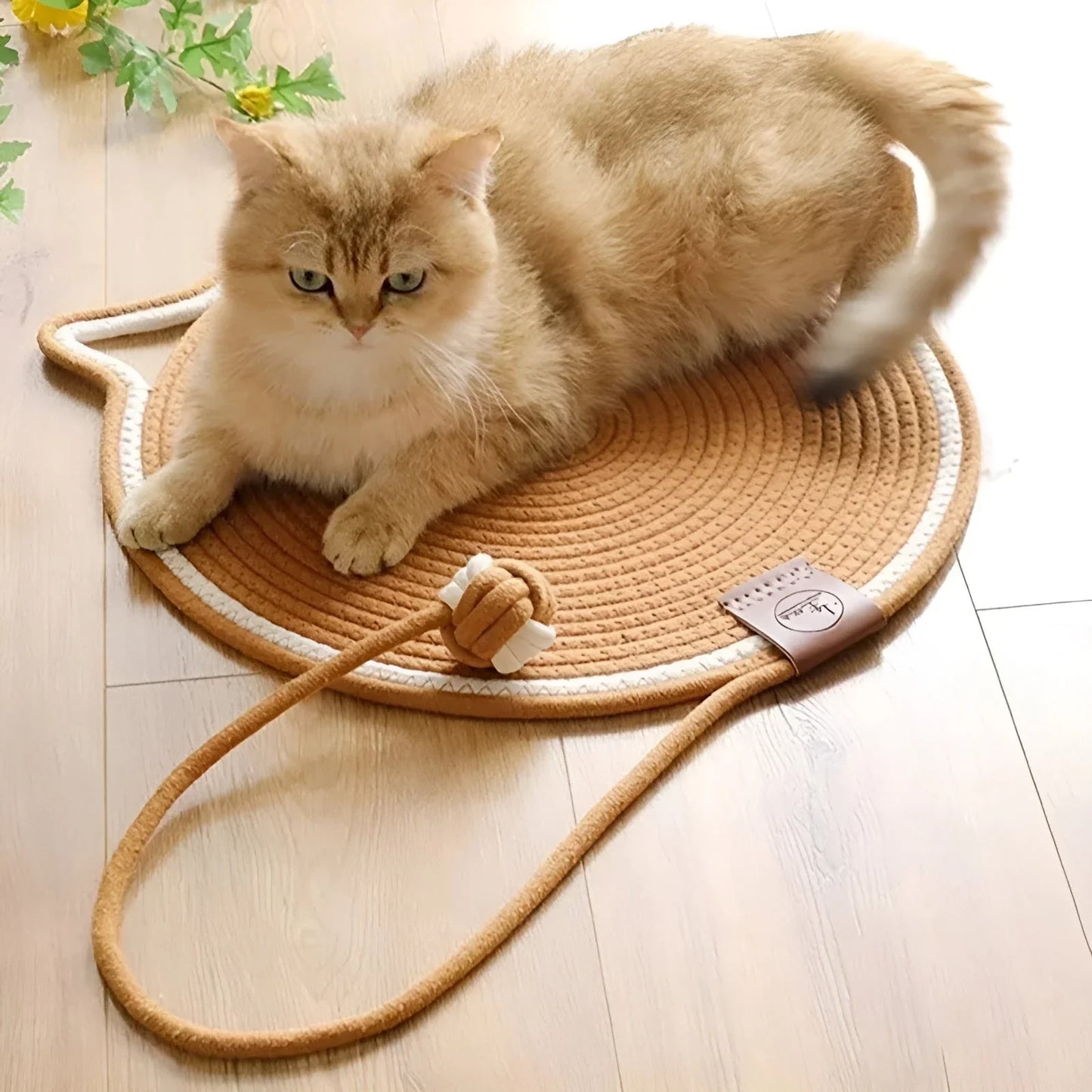 Cotton Rope Cat Scratching Mat – ScratchMate