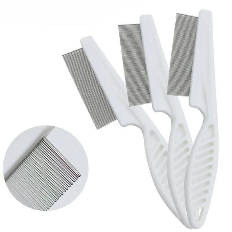 Pet Hair Shedding Comb Stainless Steel Flea Comb
