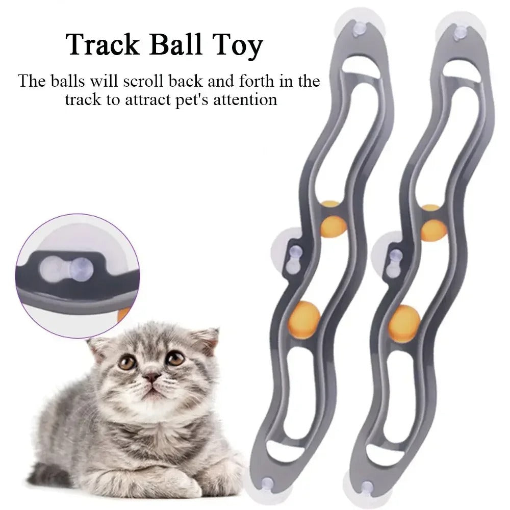 Window Table Tennis Cat Toy