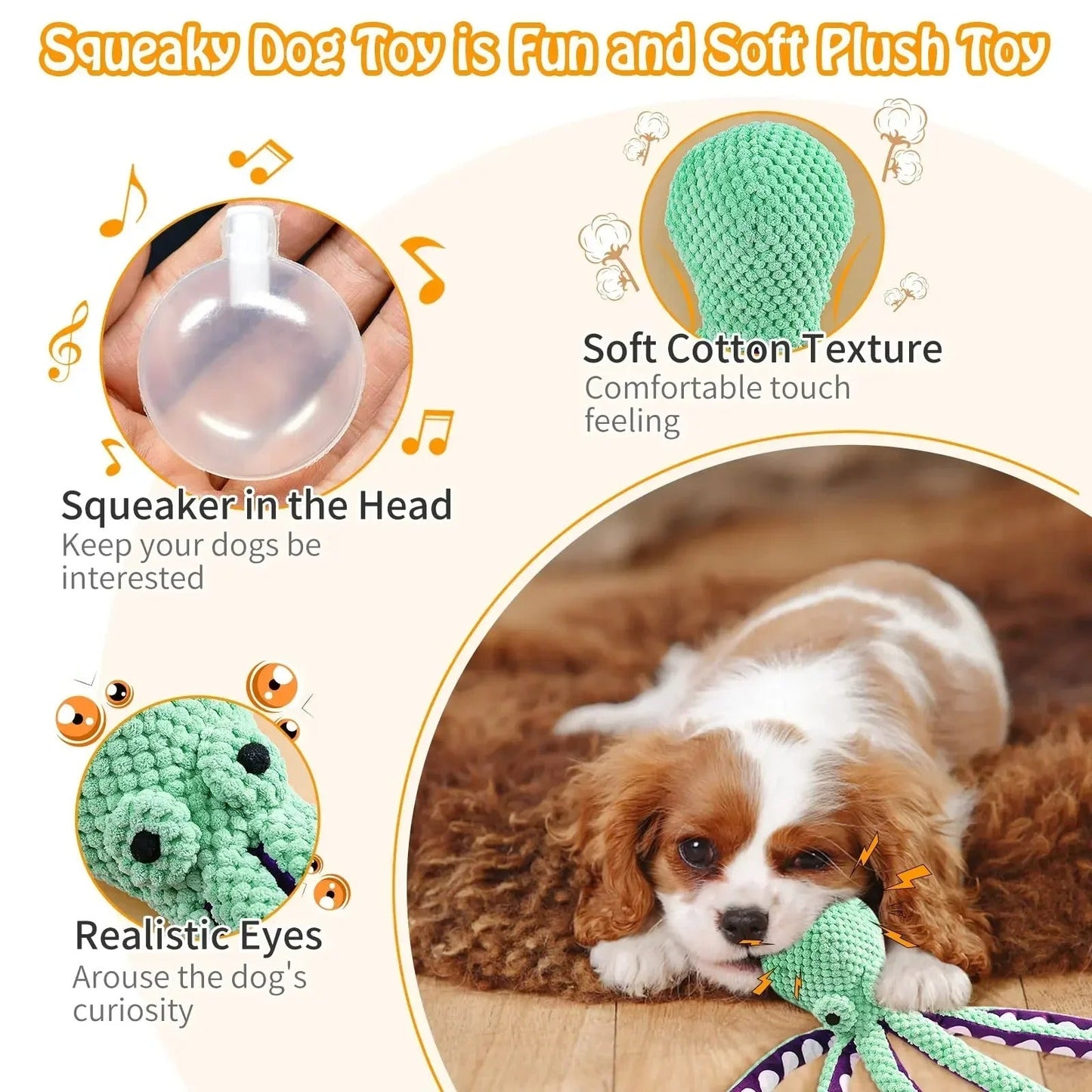Cat Dog Sound Octopus Shell Puzzle Toy