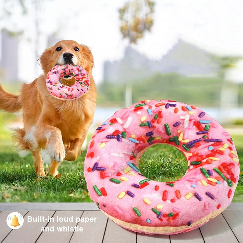 Dog Toy Doughnut Pizza Shape