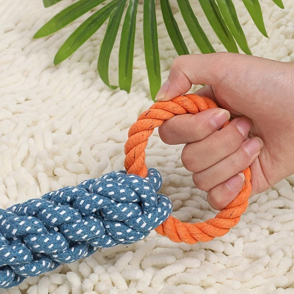 Dog Rope Toy with Double Ring