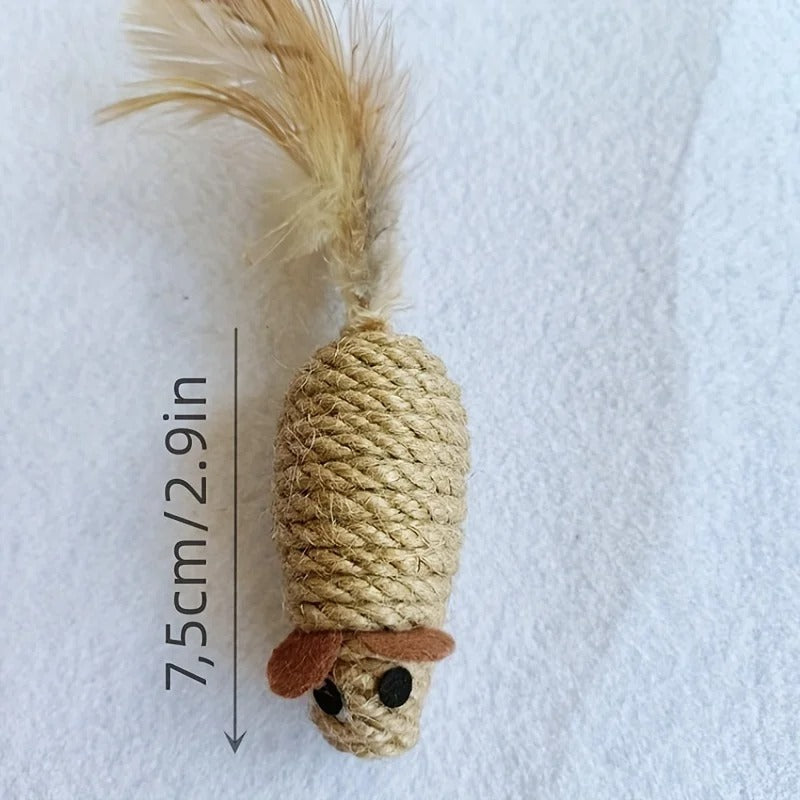 Sisal Fake Mouse Cat Toy