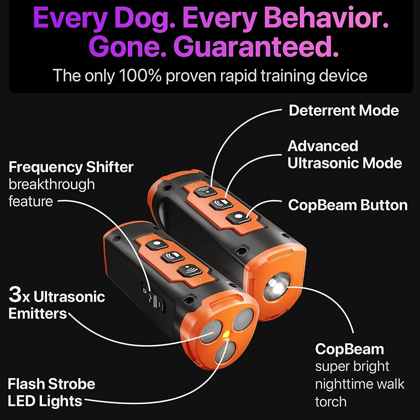 Ultrasonic Dog Trainer for Better Behavior!