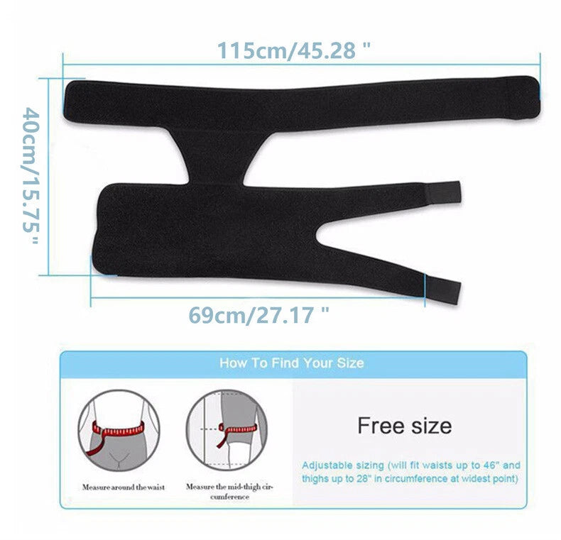 Adjustable Belt Hip Sciatica Nerve Pain Relief Groin Wrap Brace Rib Support UK
