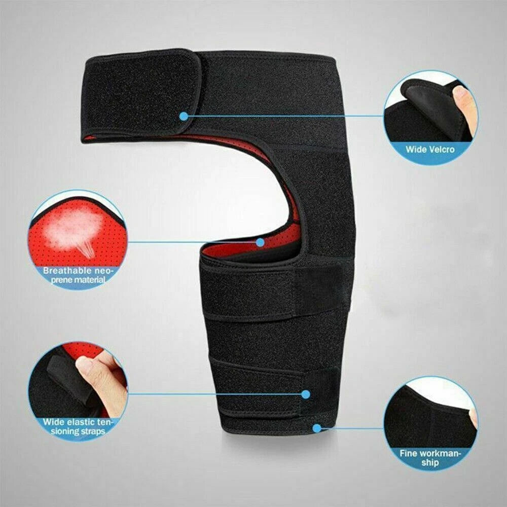 Adjustable Belt Hip Sciatica Nerve Pain Relief Groin Wrap Brace Rib Support UK