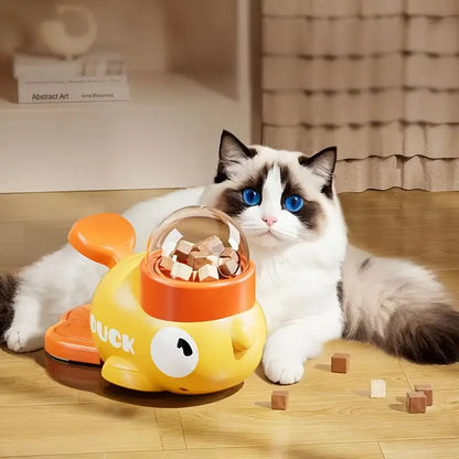 Interactive Game Food Dispenser for Cats