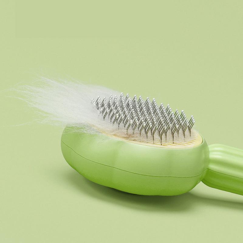GroomEase Self-Cleaning Cat Brush