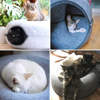 Luxurious Cat Bed and Playhouse – SchnurrNest