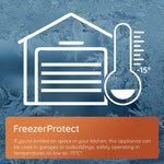 Hotpoint H55Z1112XUK Low Frost Under Counter Freezer - Silver - 54CM - 95L