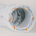 Plush Tunnel Play Bed for Cats