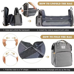 Lightweight Portable Mommy Bag & Folding Crib