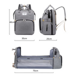 Lightweight Portable Mommy Bag & Folding Crib