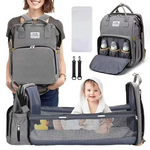 Lightweight Portable Mommy Bag & Folding Crib
