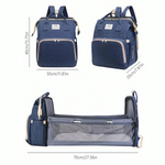 Lightweight Portable Mommy Bag & Folding Crib