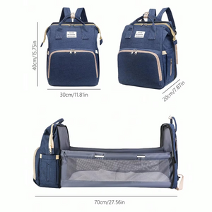 Lightweight Portable Mommy Bag & Folding Crib
