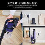 Shark IZ202UK Cordless Stick Vacuum Cleaner - 40 Minutes Run Time - Blue.
