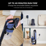 Shark IZ202UK Cordless Stick Vacuum Cleaner - 40 Minutes Run Time - Blue.