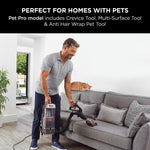 Shark NZ860UKT Stratos Anti hair Wrap Plus Upright Vacuum Cleaner - Rose Gold