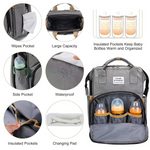 Lightweight Portable Mommy Bag & Folding Crib