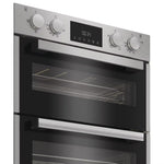 Hotpoint DUH12D1IX Built Under Electric Fan Oven 48L / 38L - Stainless Steel with Telescopic Shelf