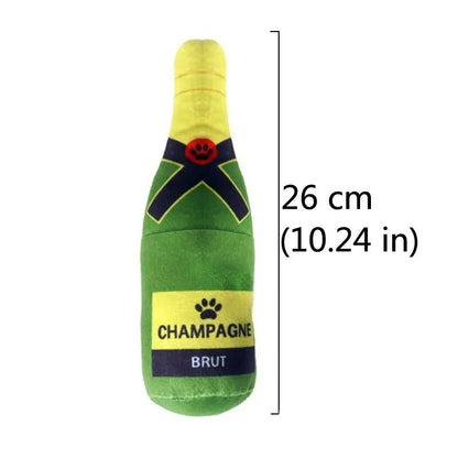 Champagne Bottle Shape Dog Toy