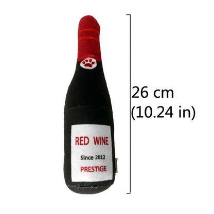 Champagne Bottle Shape Dog Toy