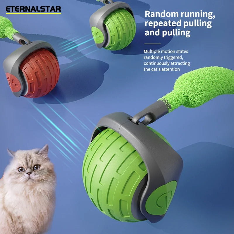 The Ultimate Automatic Rolling Toy for Cats!