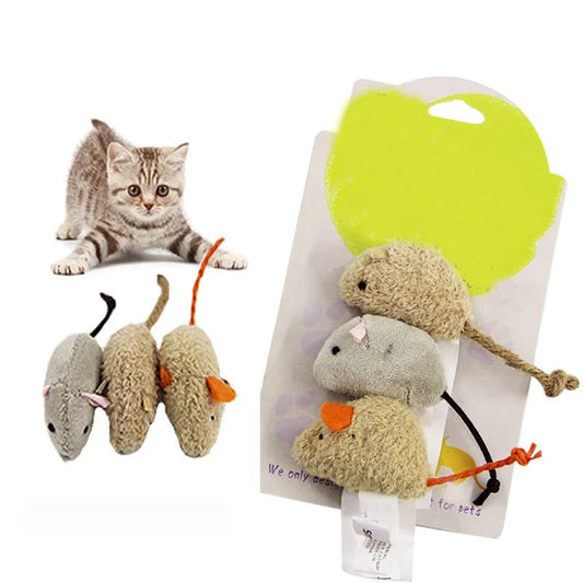 Cat Toy Plush Simulation Mouse Toy