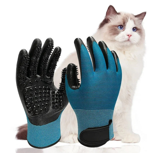 Cat Grooming Gloves Gentle Care & Easy Shedding Control