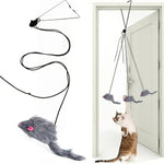 Self-Hanging Retractable Cat Toy