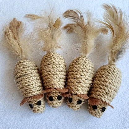 Sisal Fake Mouse Cat Toy
