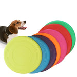 7 Colors Silicone Flying Disc Fun Dog