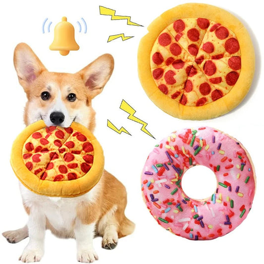 Dog Toy Doughnut Pizza Shape