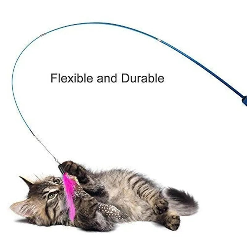 Interactive Cat Feather Toy