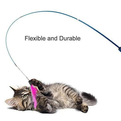 Interactive Cat Feather Toy
