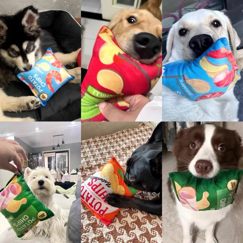Funny Dog Toy Chips