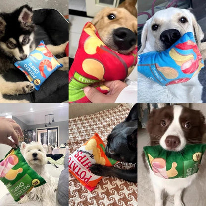 Funny Dog Toy Chips
