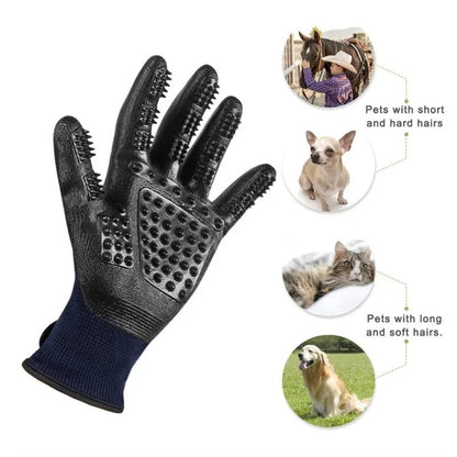 Cat Grooming Gloves Gentle Care & Easy Shedding Control