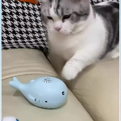 Interactive air ball toy for cats