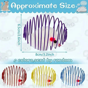 Stretchable Cat Toy Balls with Caged Rats