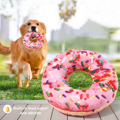 Dog Toy Doughnut Pizza Shape