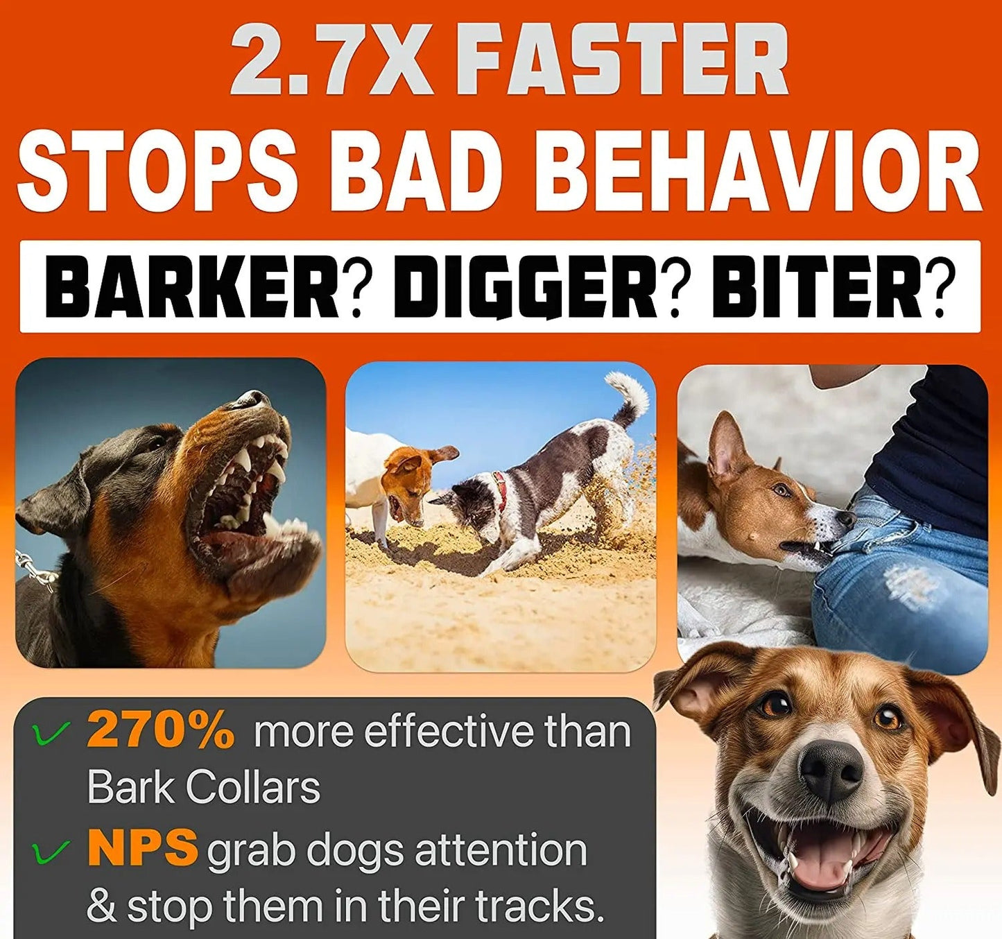 Ultrasonic Dog Trainer for Better Behavior!