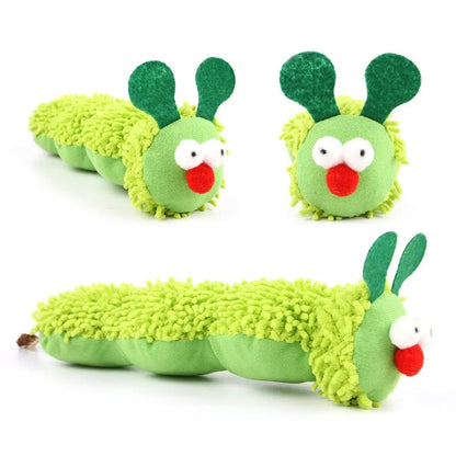 Caterpillar Catnip Back Tooth Toy