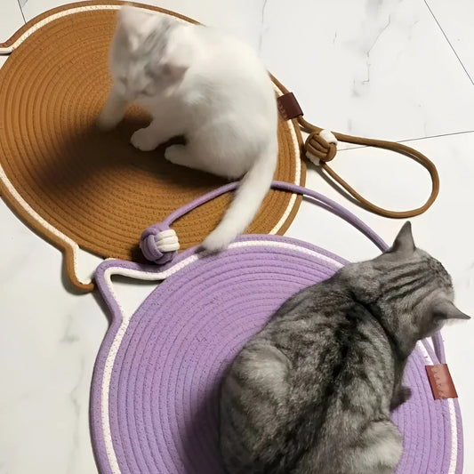Cotton Rope Cat Scratching Mat – ScratchMate