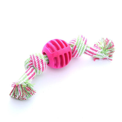 Pet Dog Toy Cotton Rope Double Knot