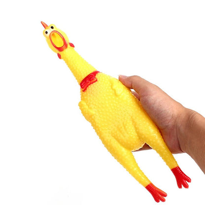 Squeak Chicken Dog Toy