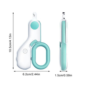 Professional Pet Nail Clipper LED Light